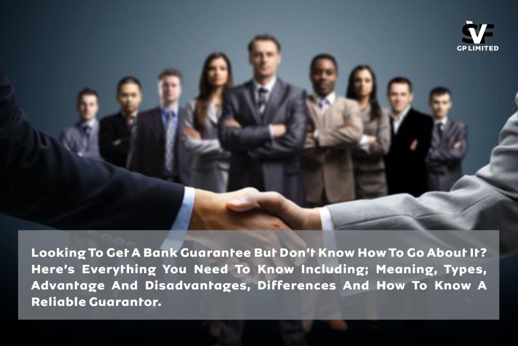 Bank Guarantees Made Simple: How They Work and How to Get One Business professionals shaking hands with a team in the background, symbolizing trust, partnership, and bank guarantees in corporate deals