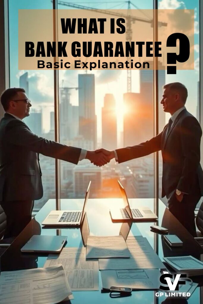 Two businessmen in suits shaking hands across a conference table with documents and laptops, symbolizing trust and agreement in a corporate setting.