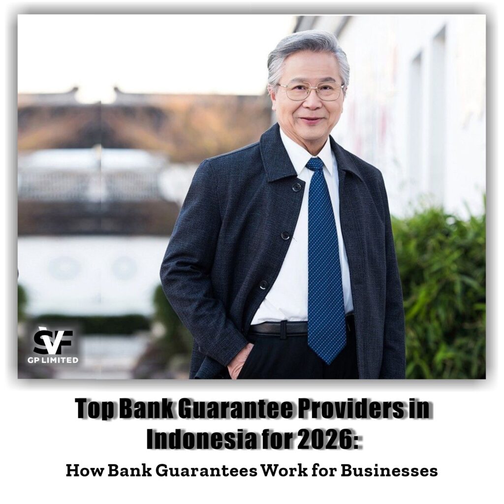 Businessman standing outdoors representing bank guarantee and trade finance services in Indonesia for 2026