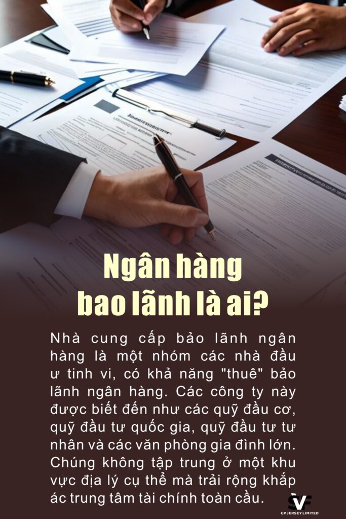Doanh nhân ký tài liệu hợp đồng với tiêu đề “Ngân hàng bảo lãnh là ai?” trong bài viết về bảo lãnh ngân hàng.